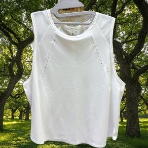 Lululemon Athletic White Muscle Tee Size 6